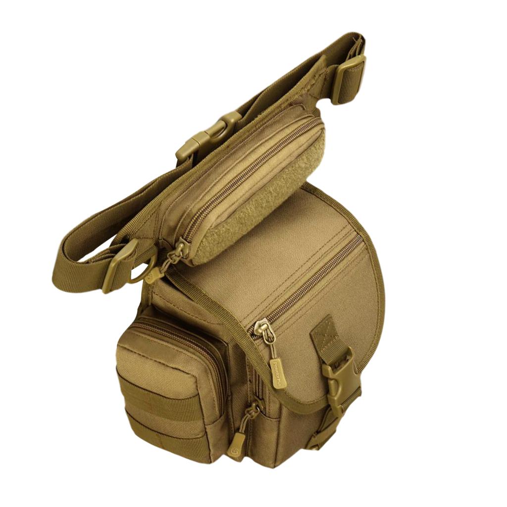 Tactical Drop Leg Bag Waist Belt Fanny Pack Utility Pouch Mud