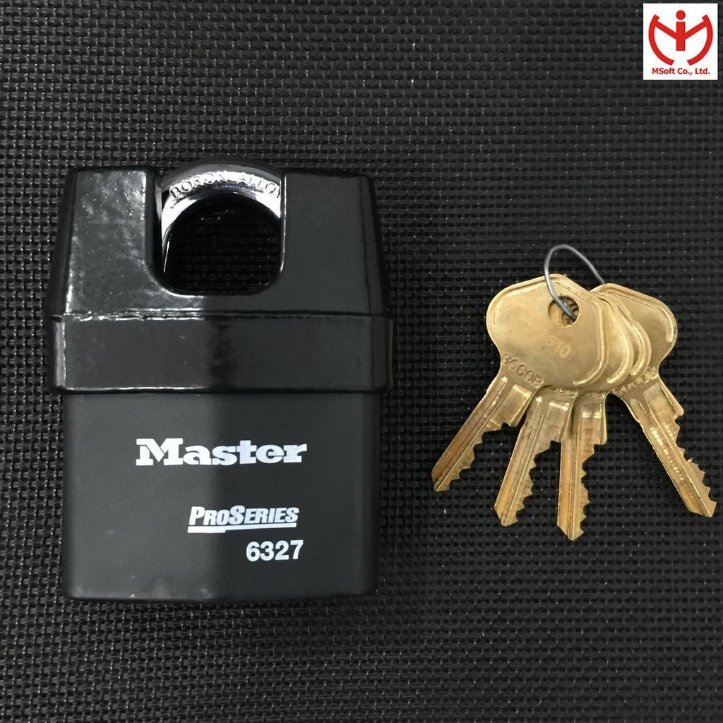 Ổ khóa thép chống cắt Master Lock 6327 4KEY thân rộng 67mm - Dòng ProSeries