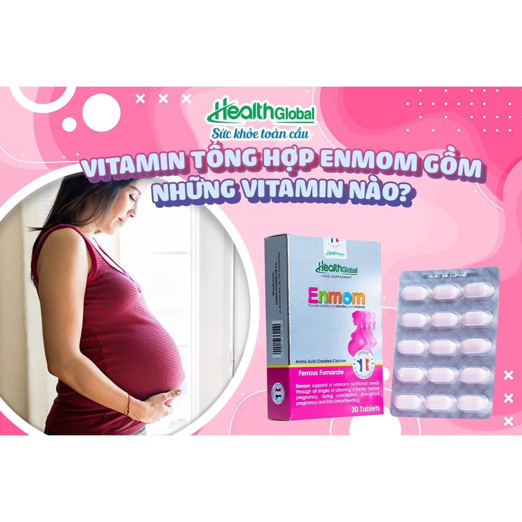 Viên Uống Enmom HeathGlobal HÀNG CHUẨN Vitamin bầu và sau sinh - Childs_day.