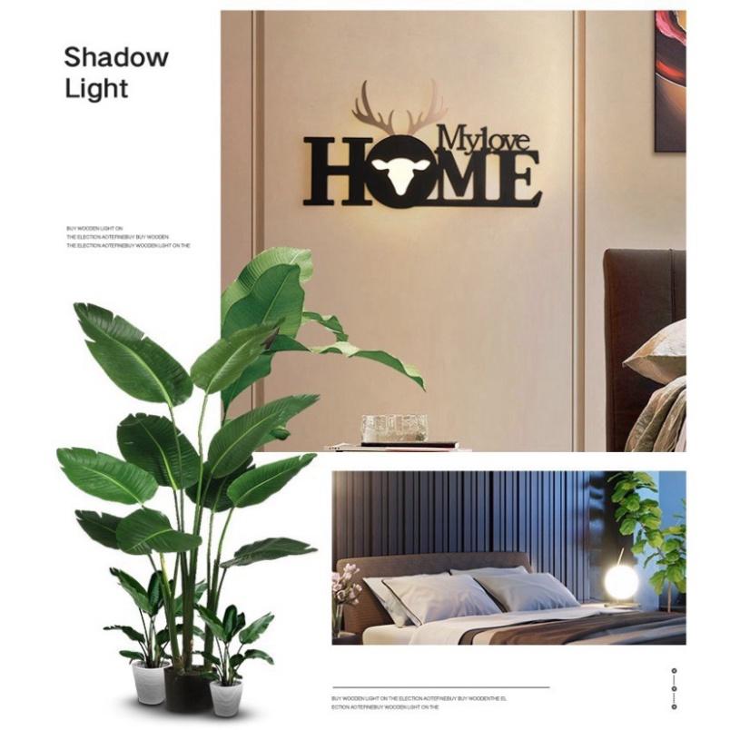 Đèn gắn tường trang trí hình chữ HOME MY LOVE - MSP C6578 DT DDT