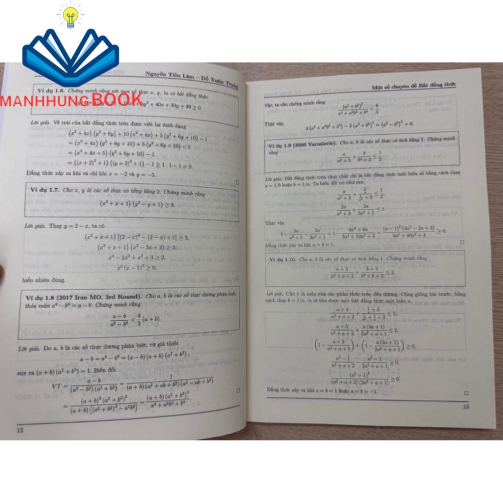 Sách - Một số chuyên đề BẤT ĐẲNG THỨC - Dành cho học sinh Trung học cơ sở