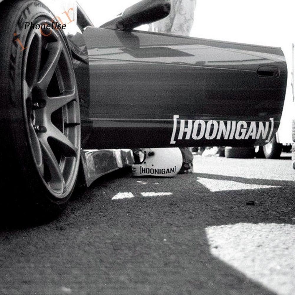 Decal trang trí tường / Xe - Chữ HOONIGAN
