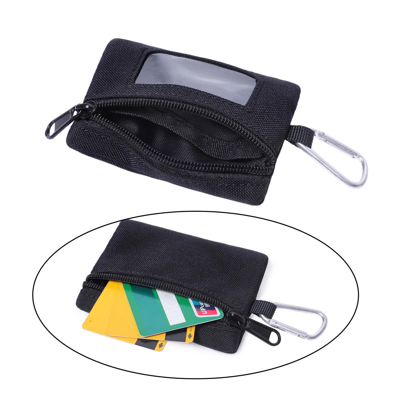 Oxford Cloth Purse Fashion Running Sports Travel Pouch Bag Black