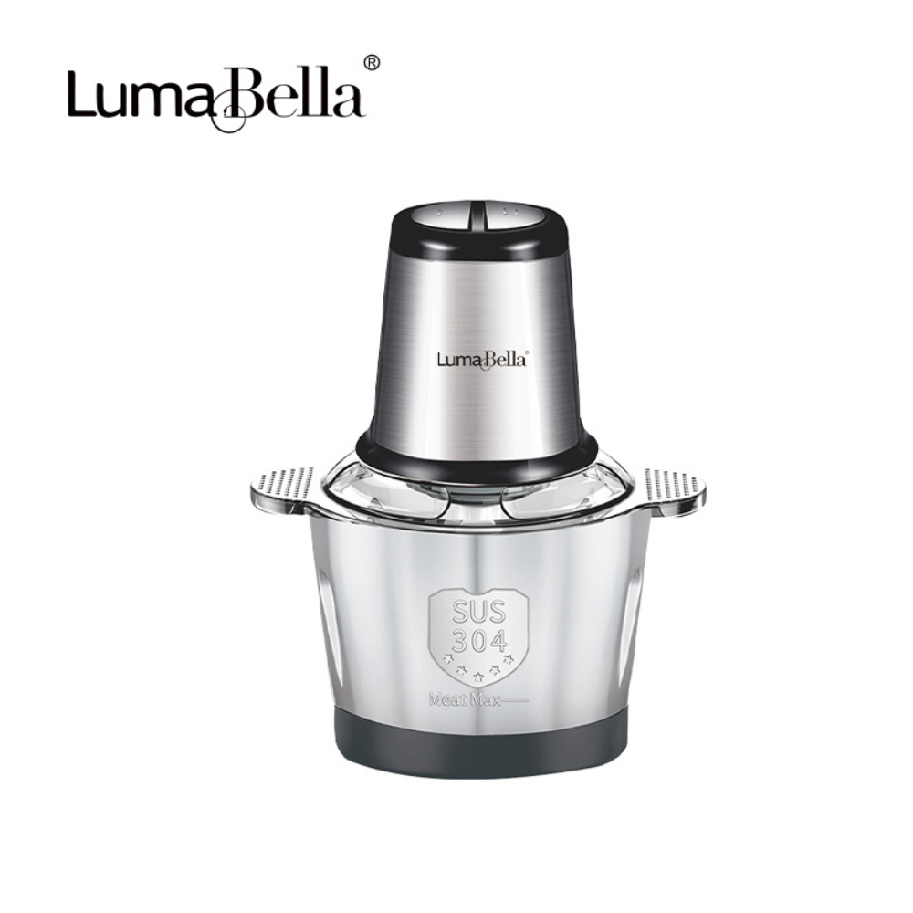 Máy xay thịt, máy xay sinh tố, xay đa năng Lumabella LB-56002 công suất lớn 800W,cối inox 3L loại 304 - HÀNG CHÍNH HÃNG