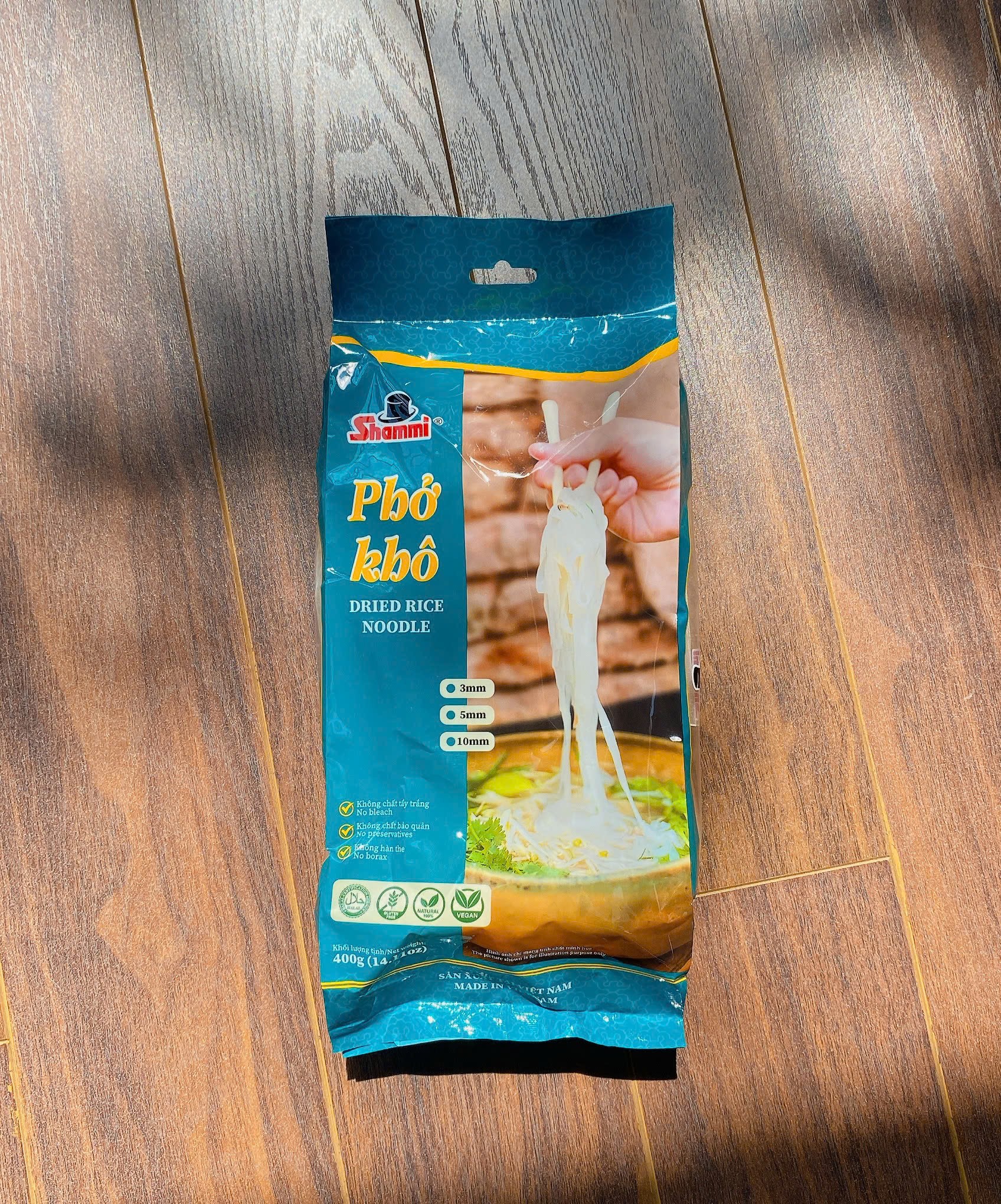 Thùng Phở khô Shammi túi 400g (phở khô Việt Nam hàng xuất khẩu)