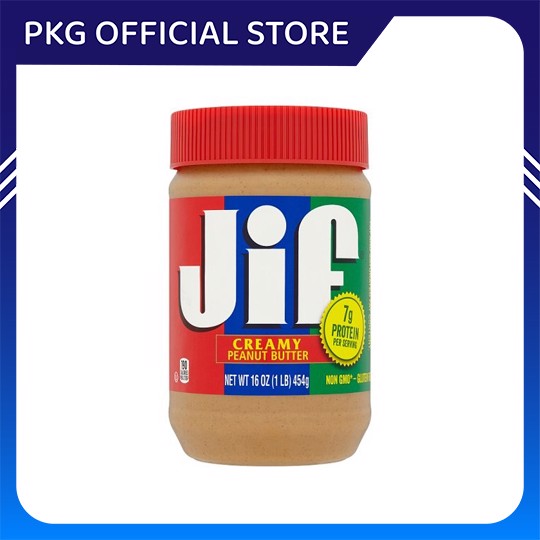 Bơ Đậu Phộng Mịn Jif 454g (Mỹ)