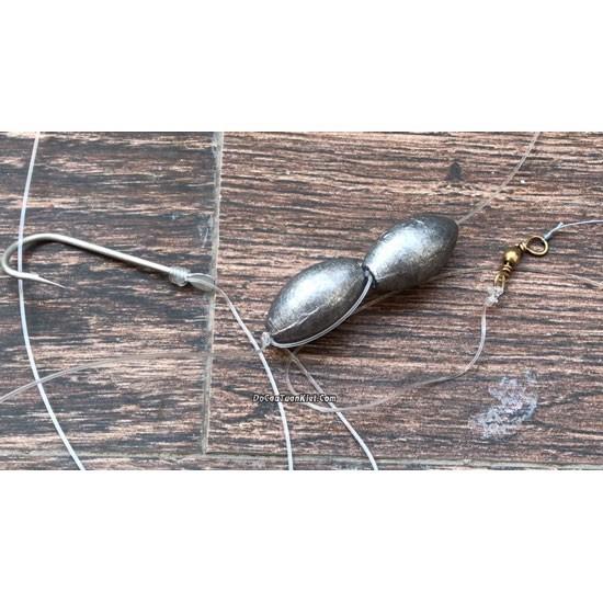 Chì câu cá tròn xuyên tâm 120g đủ size