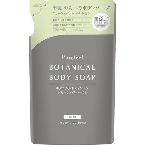 [Nhật Bản] Refill Sữa tắm Purefeel Botanical Body Soap hương Mã tiên thảo 380ml