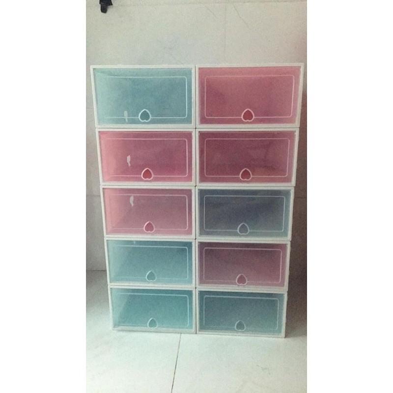HỘP ĐỰNG GIÀY TRONG SUỐT CHỊU LỰC TỐT SIZE ĐẠI 33*24*14CM