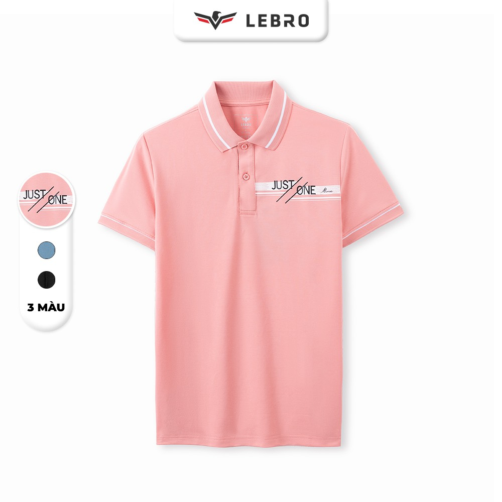 Áo polo nam , áo thun nam có cổ LEBRO dáng slimfit , chất cotton CVC cao cấp , phong cách thể thao trẻ trung TPL23-09