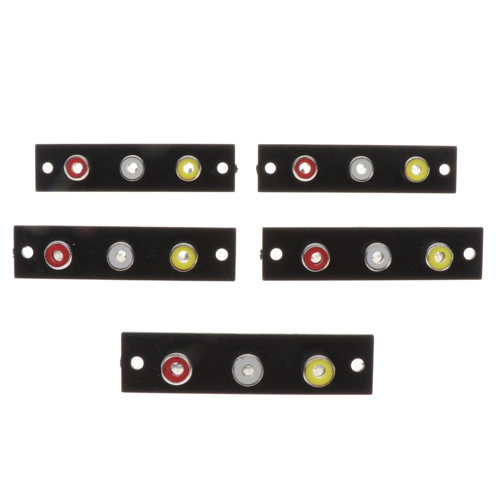 Phần Mở Rộng Bộ Chuyển đổi 3 Phần Từ Nữ Sang Nữ Bộ điều Hợp AV Audio Video