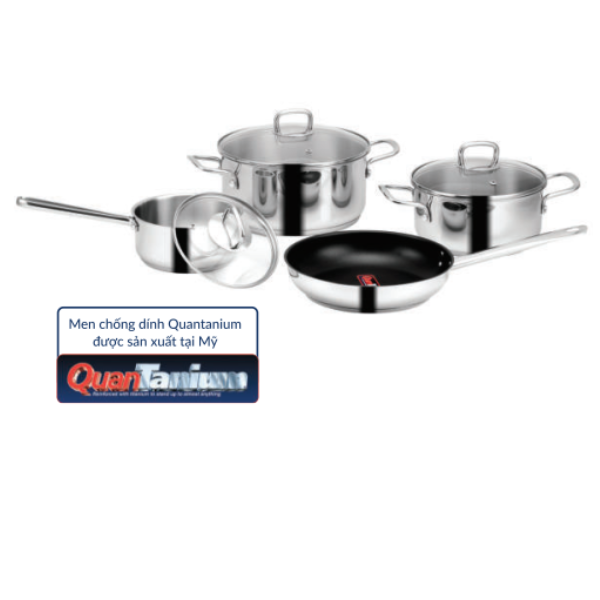 BỘ NỒI INOX MC1603 TITANIUM - HÀNG CHÍNH HÃNG
