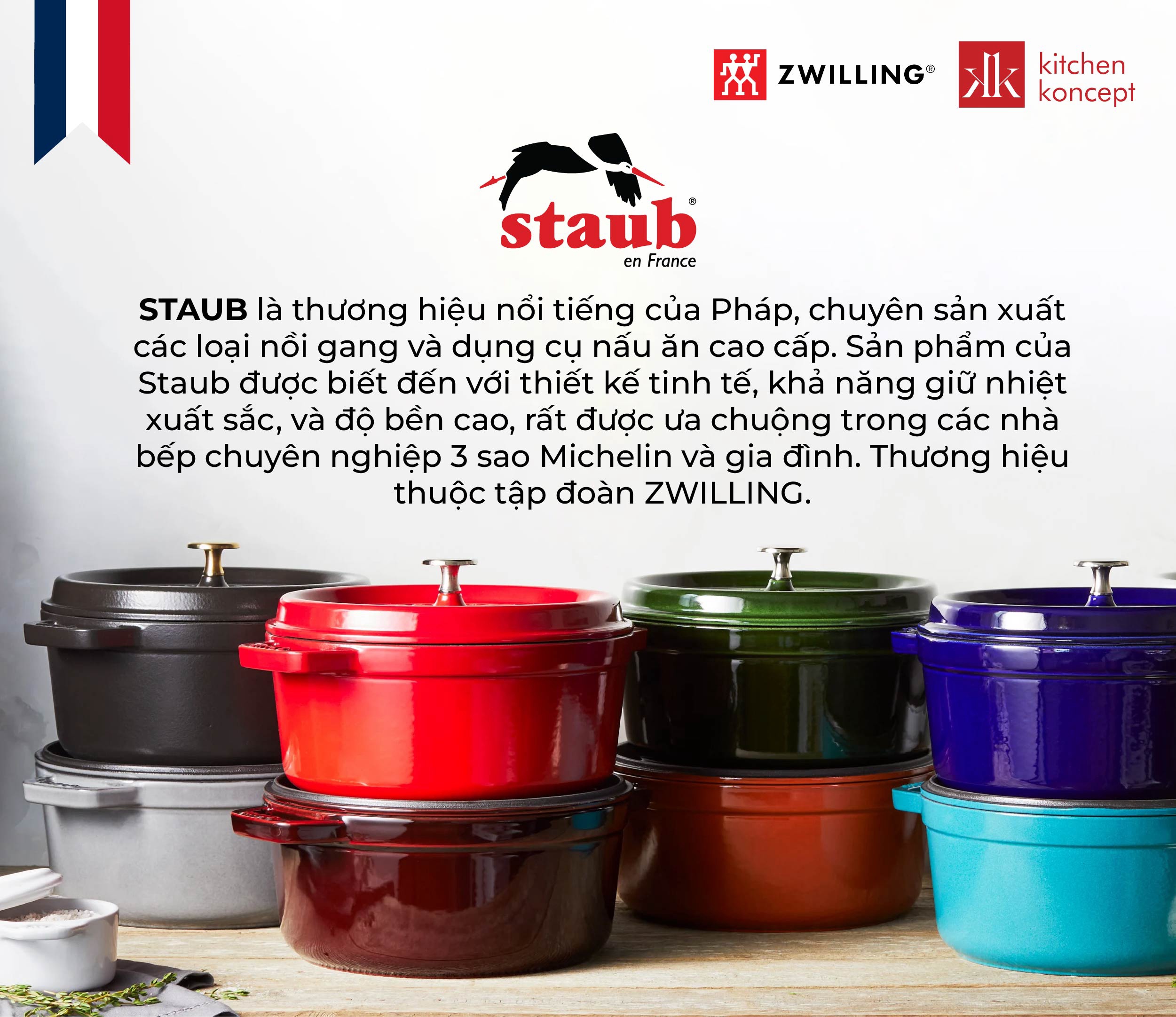 Staub - Khay oval màu đen - 37cm (B)
