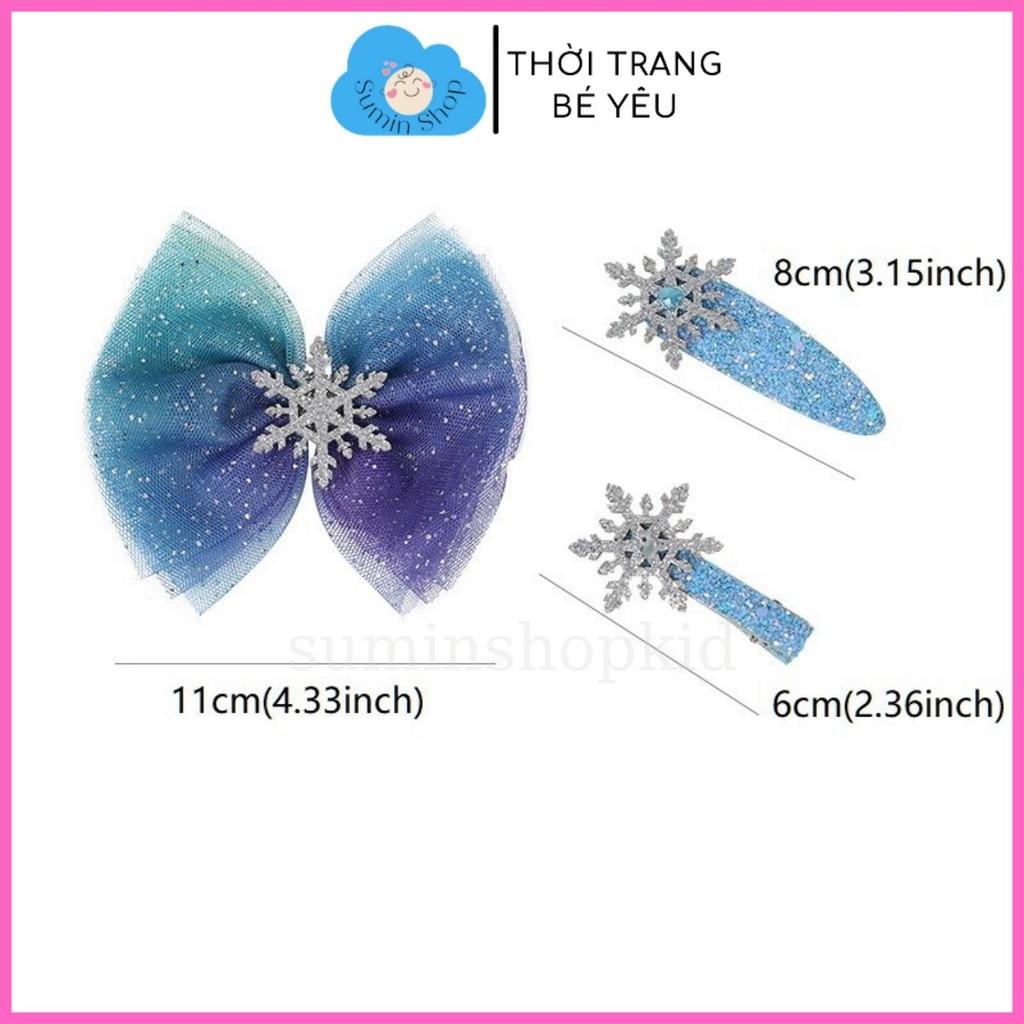 Kẹp tóc bé gái kiểu dáng elsa là món không thể thiếu trong phụ kiện elsa