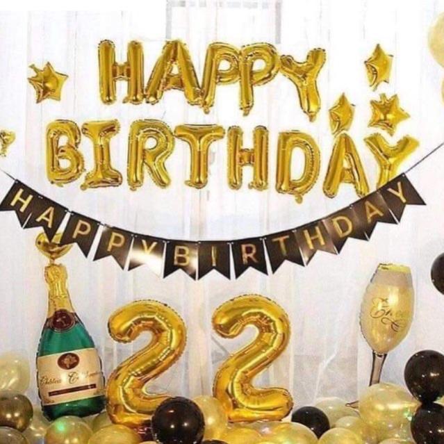 Set bóng trang trí sinh Nhật người lớn