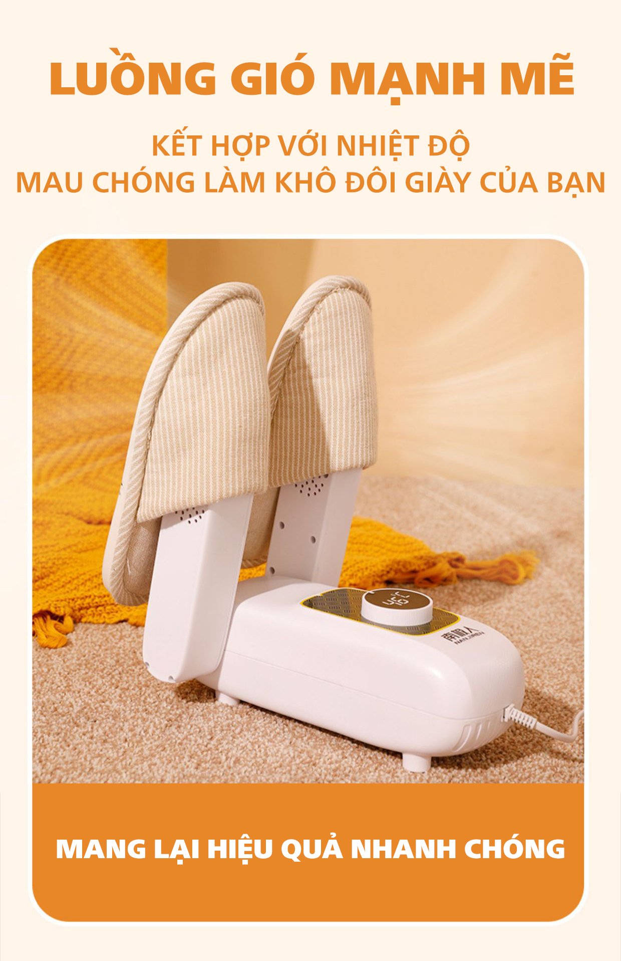 Máy Sấy Giày Tia cực tím Nanjiren sấy khô, khử mùi, khử khuẩn giày siêu nhanh