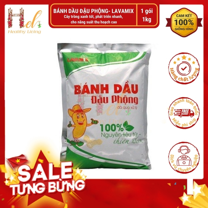 Bánh Dầu Đậu Phộng Đã Qua Xử Lý 100% Từ Thiên Nhiên 1KG Trồng Hoa Hồng, Hoa Mai Bằng Đất Sạch, Xơ Dừa Và Phân Bón Hữu Cơ