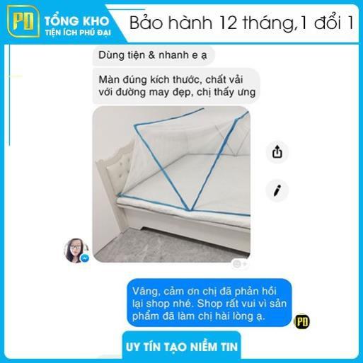 Màn Lưới Chống Muỗi Gấp Gọn 1,6mx2m ( ) Màn gấp Tiện Dụng Cho Người Lớn Và Trẻ Em (Mùng Lưới Chống Muỗi Cao Cấp)