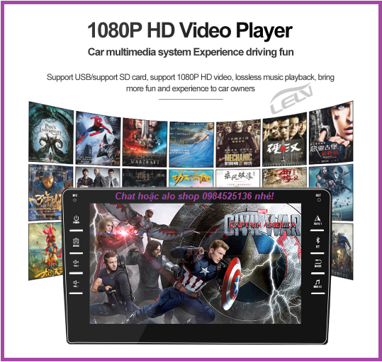 Combo Màn hình DVD Android 10 INkèm Mặt dưỡng có dây giắc và Canbus theo xe HONDA CITY đời 2014-2020.
