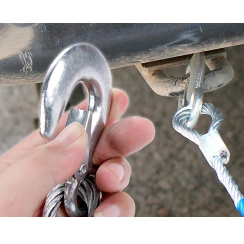 Dây cáp kéo xe ô tô lõi thép bọc nhựa chống rỉ TI 402