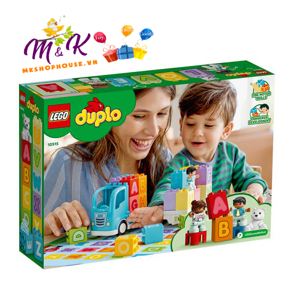Mô Hình Lắp Ráp Lego Duplo Đoàn Tàu Học Chữ 10915