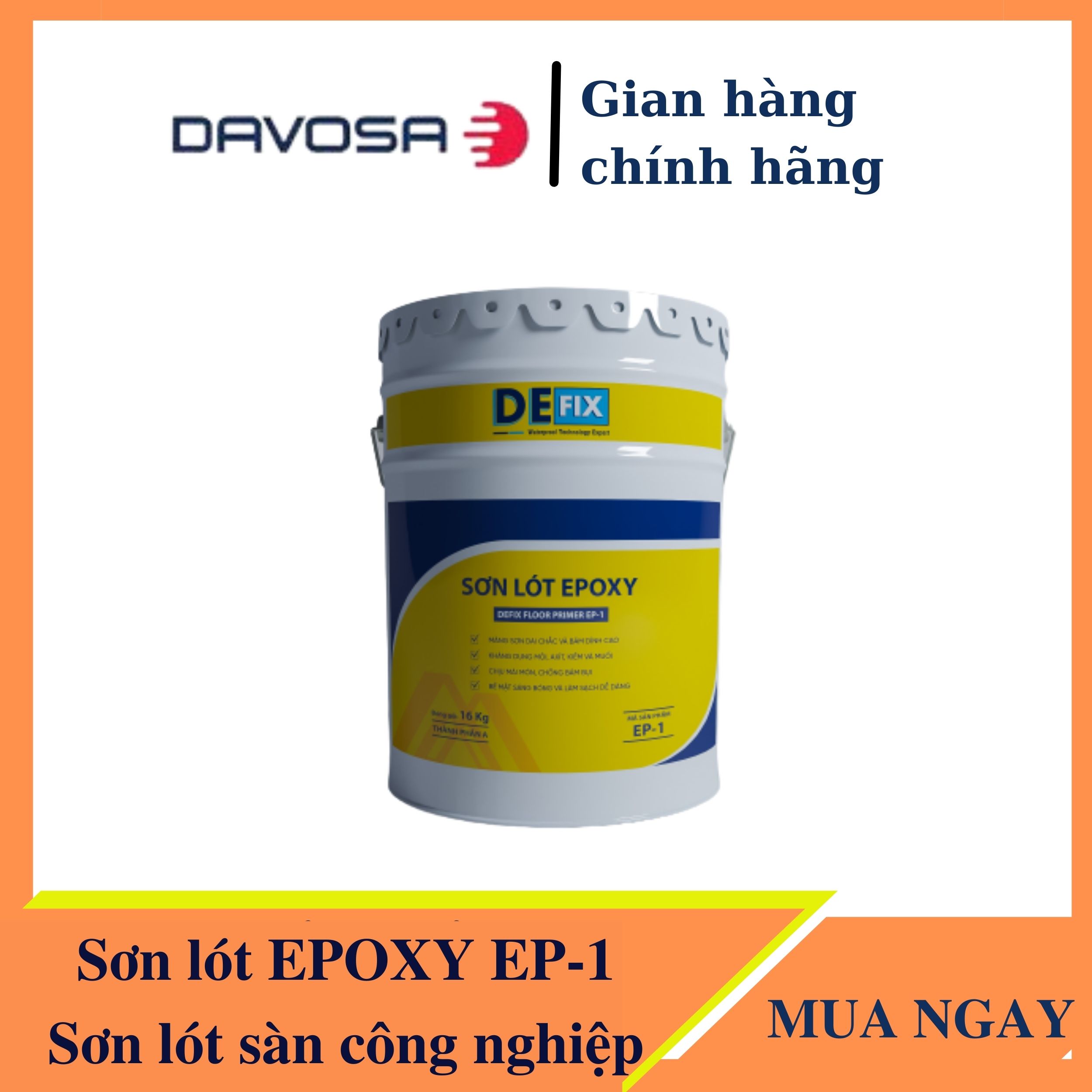 Sơn lót sàn EPOXY EP-1, sơn lót sàn công nghiệp