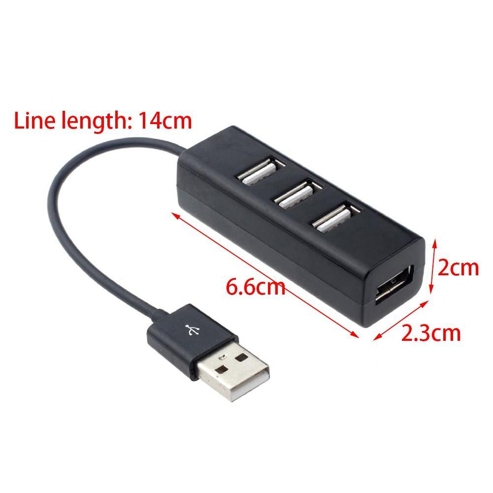 Bộ chia 4 Cổng Usb 2.0 Có Công Tắc tắt/mở Cho Pc/Laptop