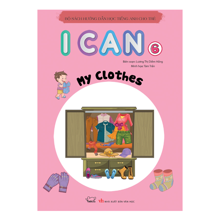 I Can My clothes - sách học tiếng Anh cho trẻ mầm non