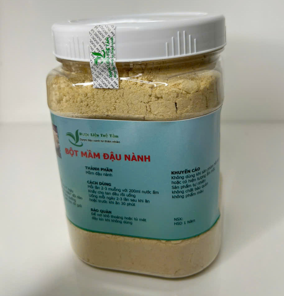 Bột mầm đậu nành - Mầm đậu nành nguyên xơ Hộp 500gr