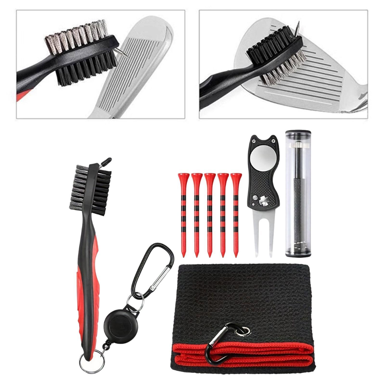 5 in 1 Golf Club Cleaning  Portable for Golf Irons Golfer Gift Golf Towel