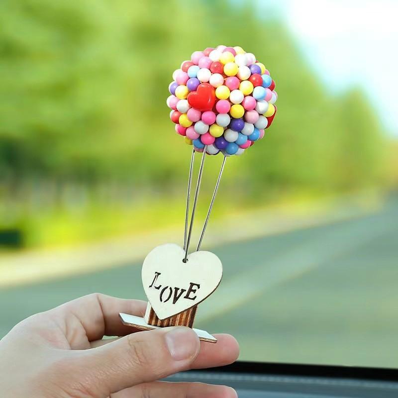 Trang Trí Taplo Xe Hơi Bé Gái Thiên Thần Có Cánh Dễ Thương - Decor Oto Nữ Giới Kèm Đế Bóng Bay