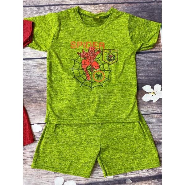 Bộ Thun Size 8-12Kg, 9 Tháng Đến 2 Tuổi Bé Trai Siêu Nhân Superman, Thun Đẹp