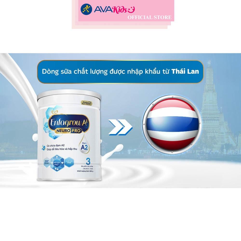 Sữa bột Enfagrow A2 Neuropro số 3 800g (1 - 6 tuổi)