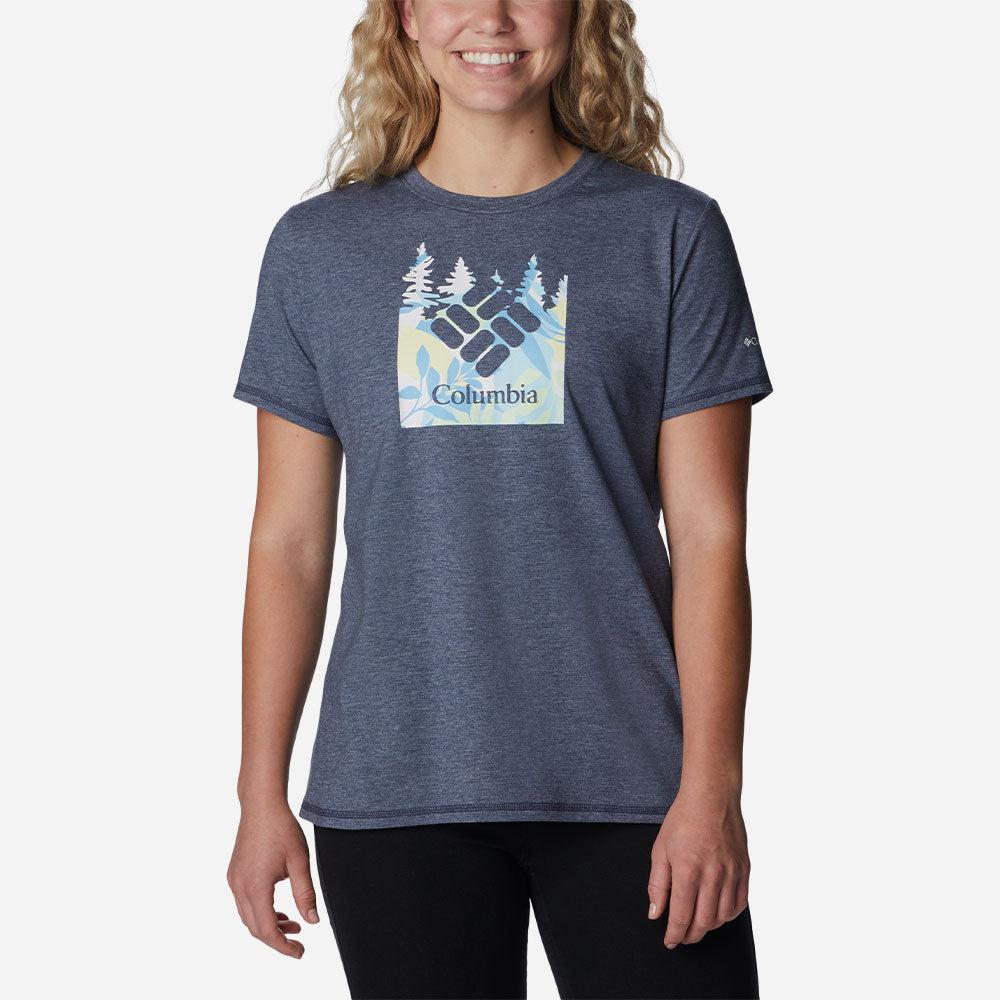 Áo thun ngắn tay thể thao nữ Columbia Sun Trek Graphic - 1931752472