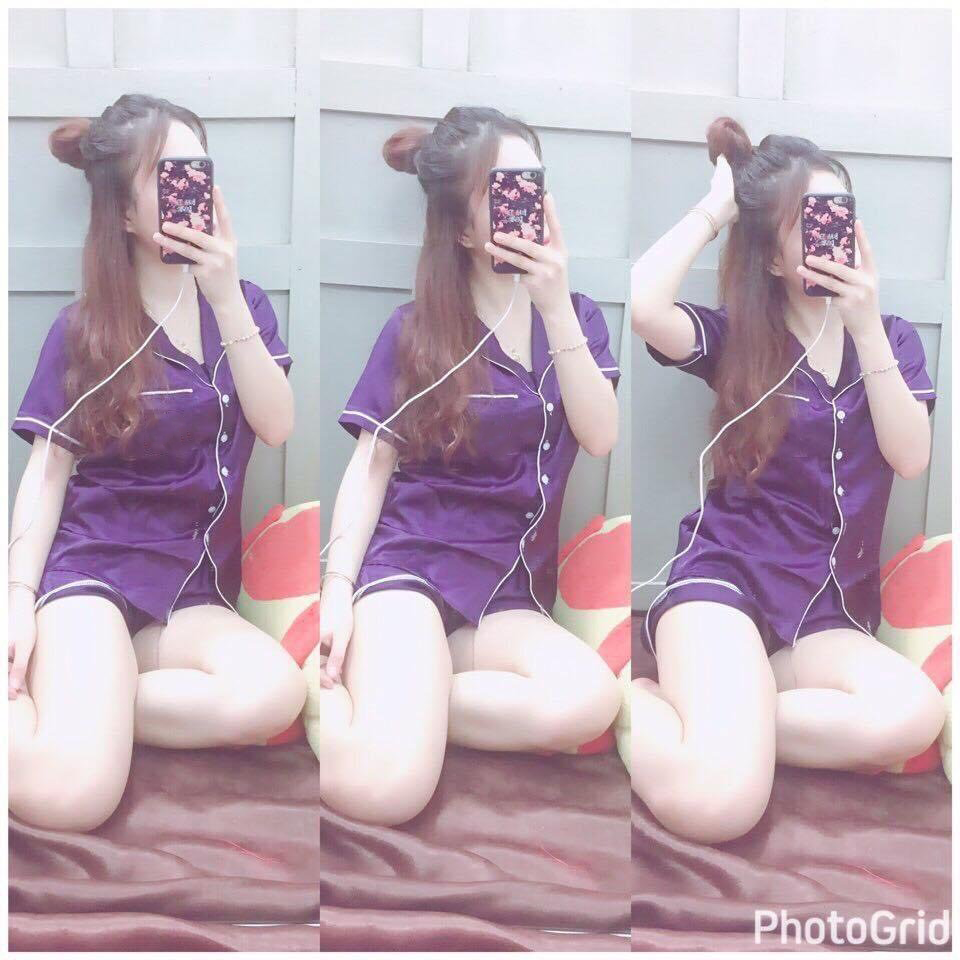 Đồ Bộ Lụa/Satin Pijama Sọt Đùi Mặc Ở Nhà Nữ - Bộ Ngủ Nữ Tiểu Thư Cộc Tay Mặc Mùa Hè, Nhiều Mẫu Phối Dễ Thương