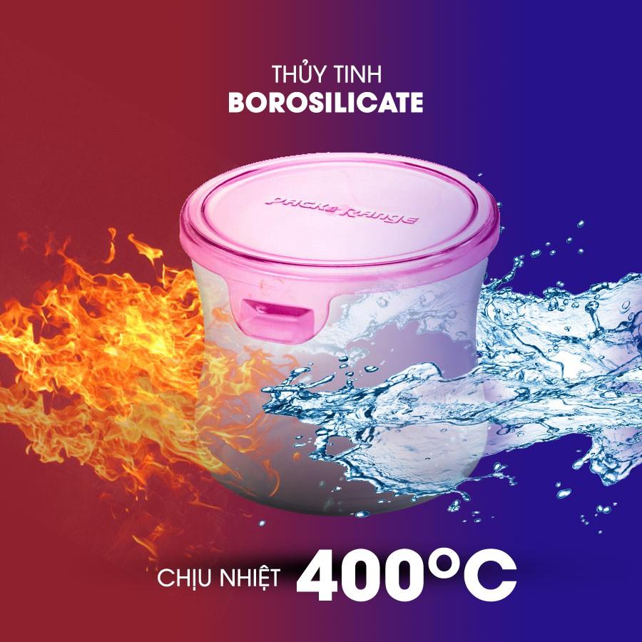 Hộp thủy tinh chịu nhiệt Iwaki 840ml (Tròn) 