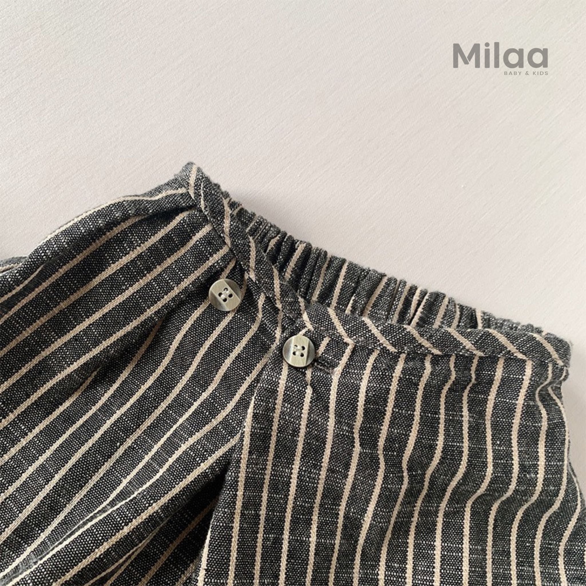 Quần Lửng Linen Phong Cách Cho Bé Cưng MiLaa Kids QL0202