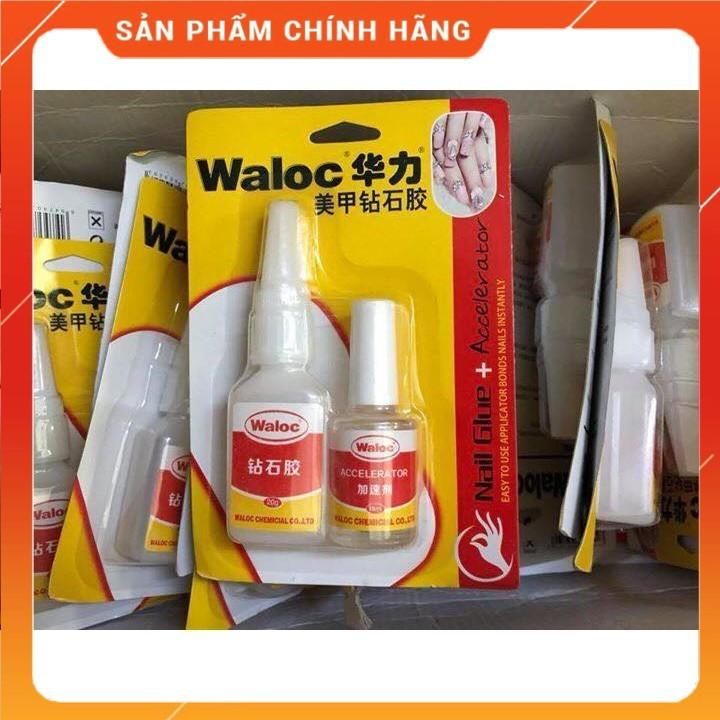 Keo Waloc gắn móng gắn đá