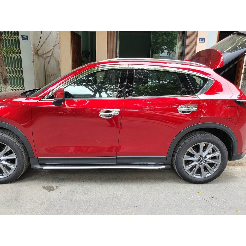 Vè che mưa mạ crom Hàn Quốc xe Mazda CX5, CX-5 2018 2019 2020 2021 2022 Hàng cao cấp