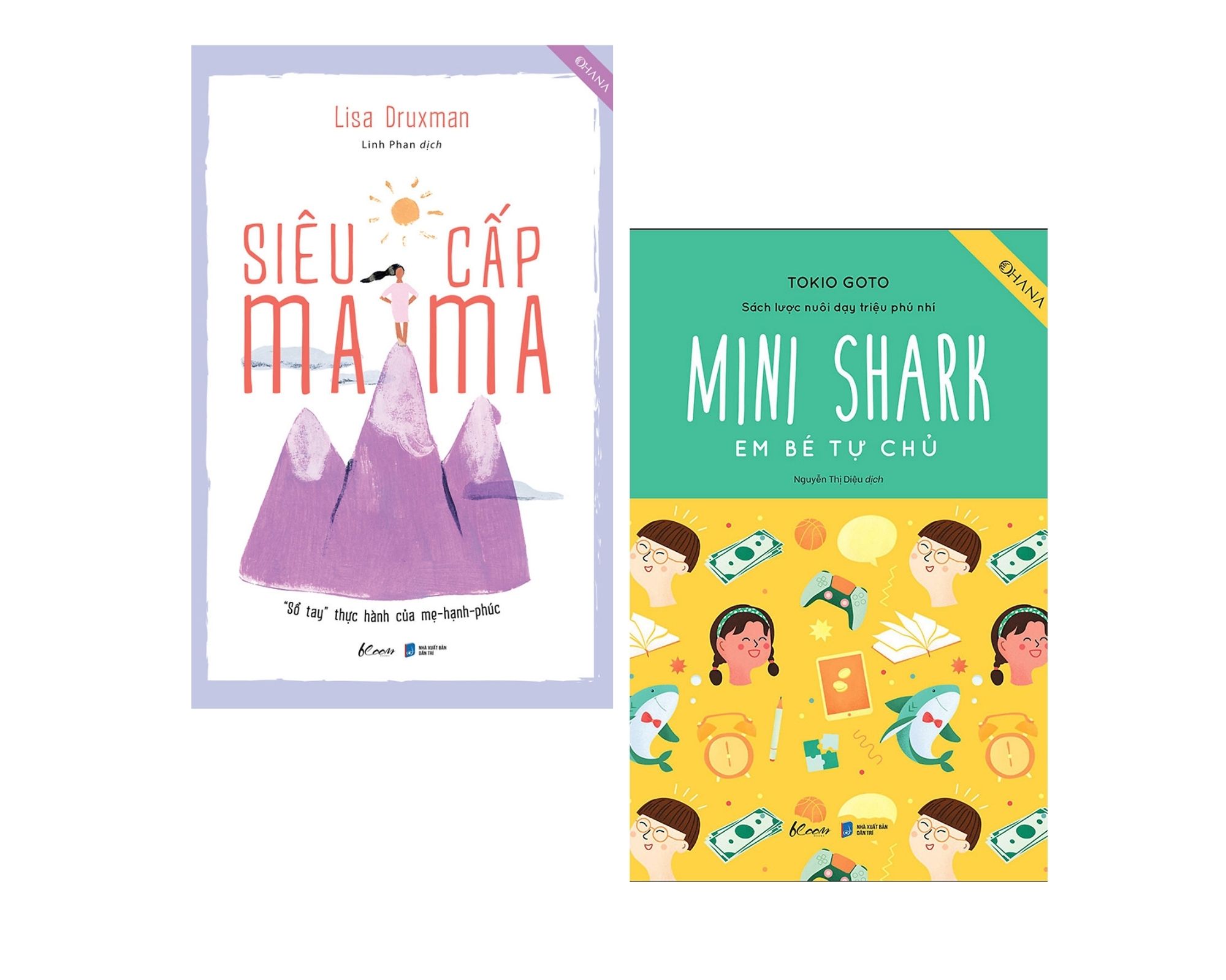 Combo sách cho mẹ và bé: Siêu cấp mama + Mini Shark - Em bé tự chủ