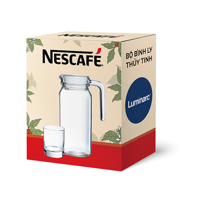 Hình ảnh [Tặng Bộ bình ly Lumiarc 750ml & 200ml NESCAFE] Combo 3 Bịch Cà phê đen hòa tan NESCAFÉ CAFÉ VIỆT (Túi 35 gói x 16g)