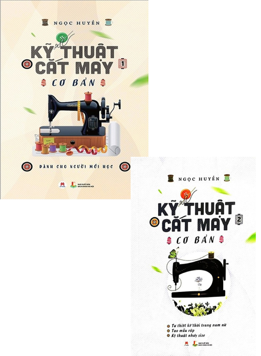 Combo Kỹ Thuật Cắt May Cơ Bản (Bộ 2 Cuốn) - HH