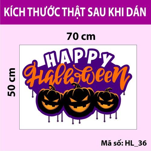 Decal trang trí Halloween 2020 số 3