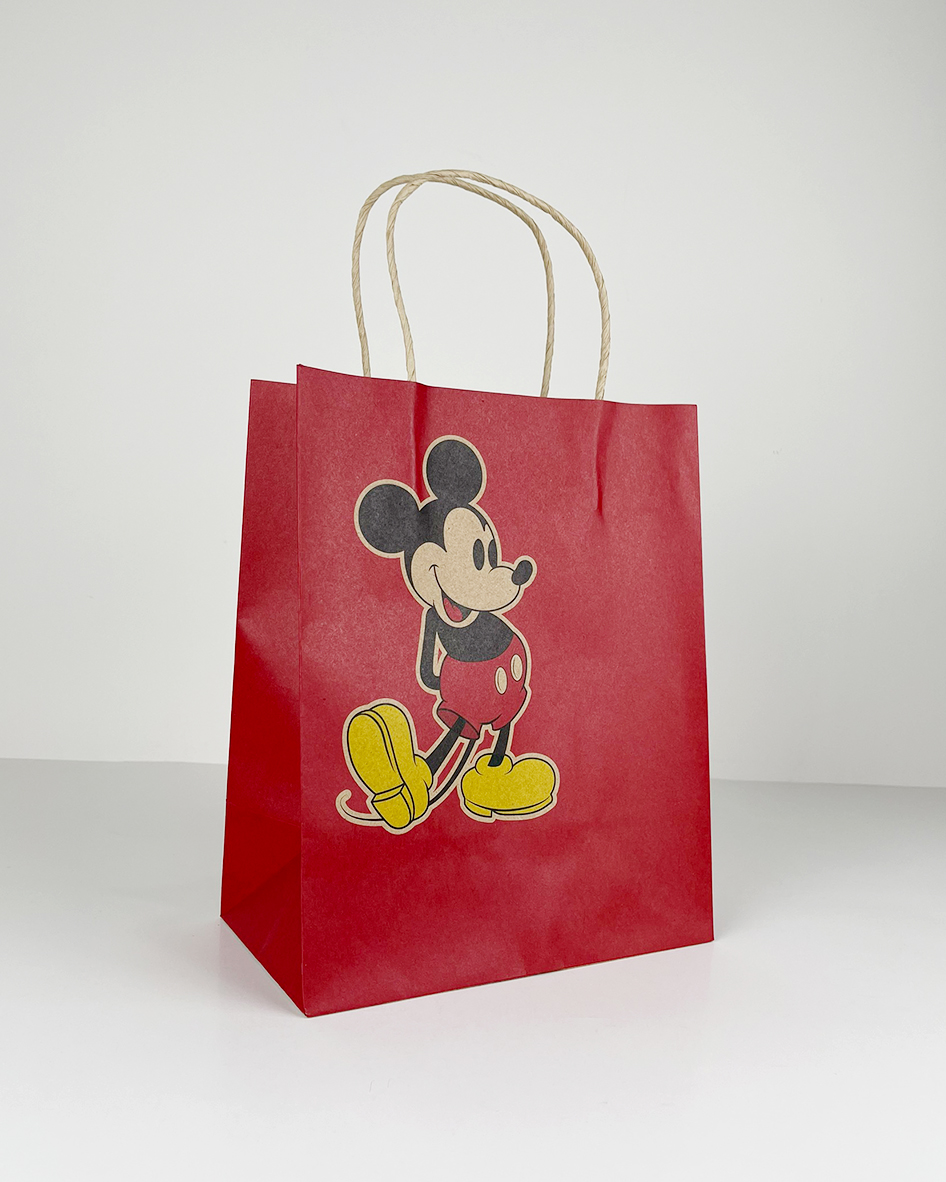 TÚI GIẤY KRAFT NÂU CHUỘT MICKEY SBU00047N