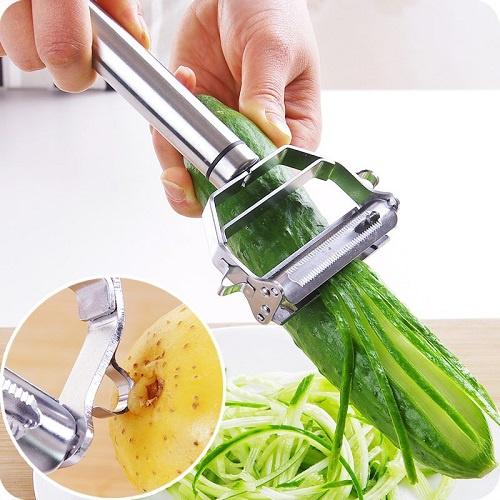 Dao gọt - bào vỏ - thái sợi rau củ quả chuyên dụng bằng inox cao cấp
