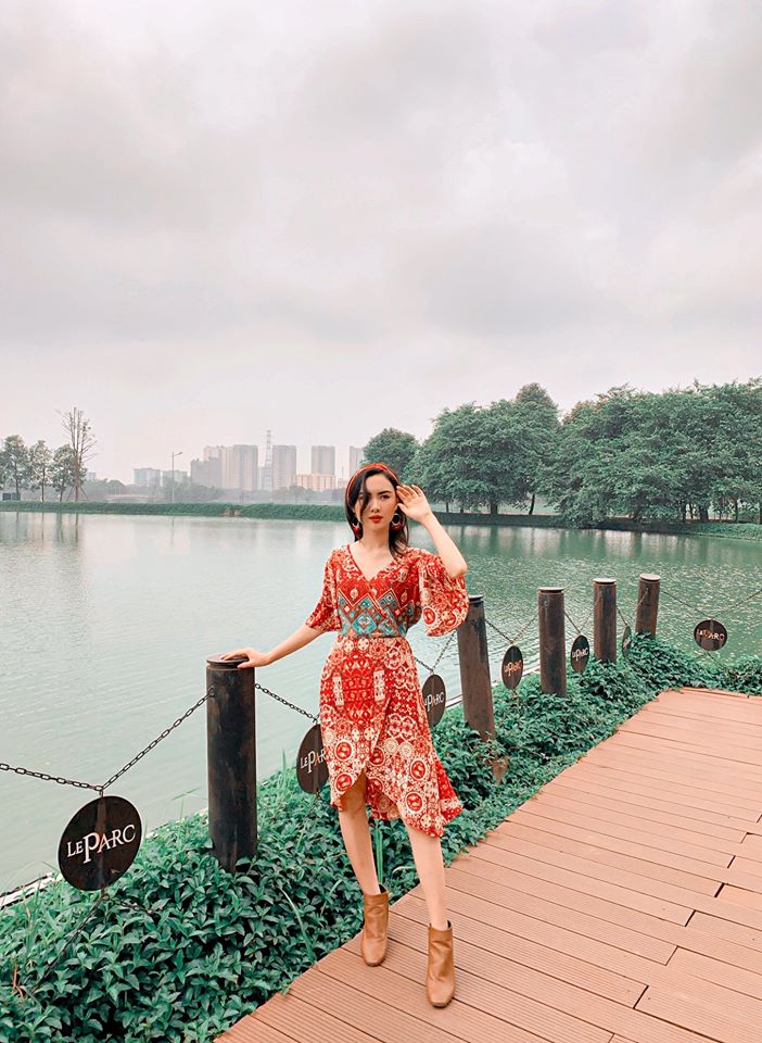 Sienna dress - Váy đỏ dưa hấu