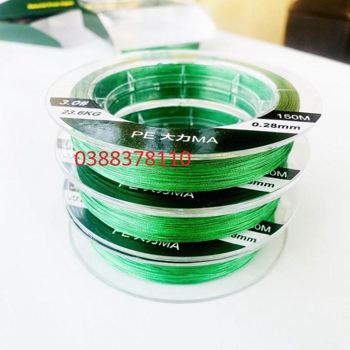 Sale to Dây Dù Dây Dù Câu Cá PE Lure X8 Dài 150m  - xả hàng tồn