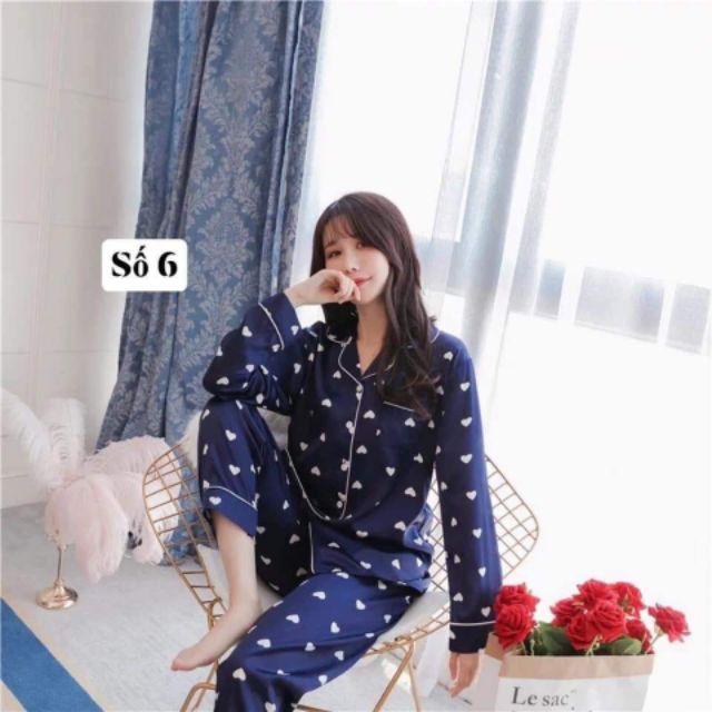 Mẫu pyjama lụa siêu đẹp (video ảnh thật