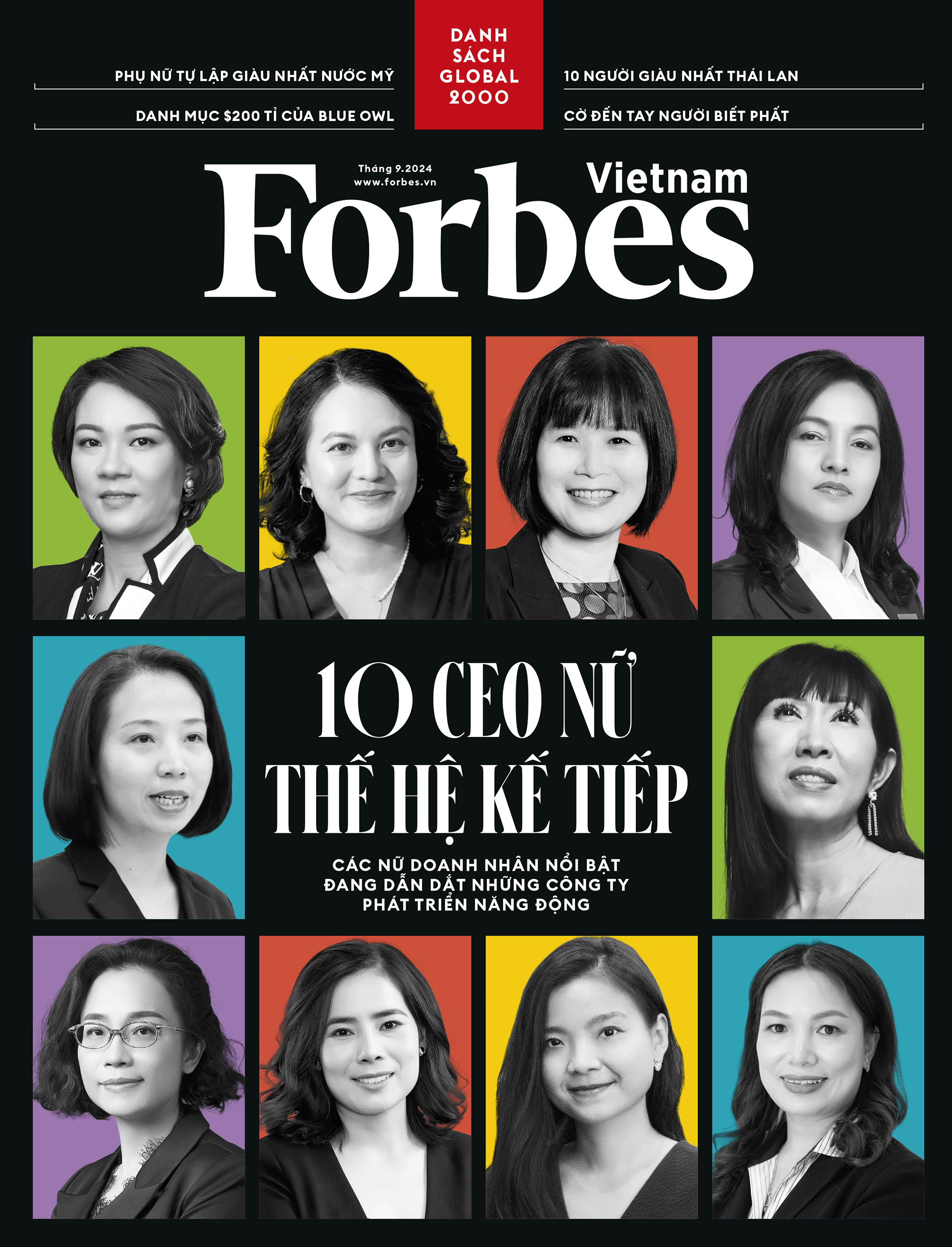 10 CEO NỮ THẾ HỆ KẾ TIẾP - Tạp chí Forbes Việt Nam số 133 (Tháng 9.2024)