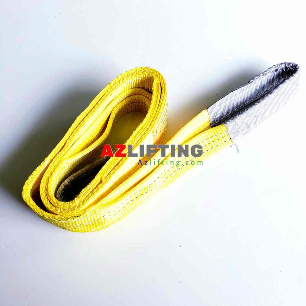 Dây cáp vải cẩu hàng bản dẹp 3 tấn 3 mét hệ số an toàn 5:1